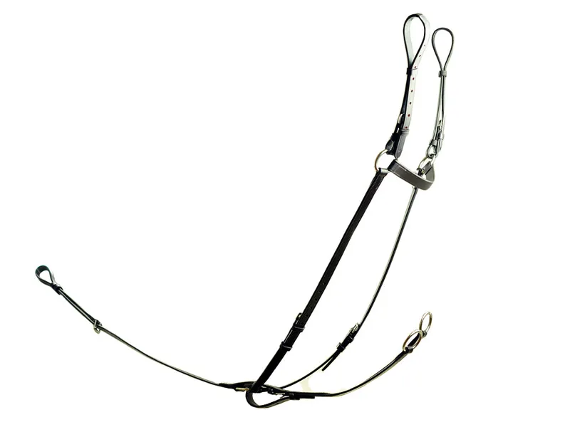 Dever Ascot Breastplate + Martingale Attachment Black-2